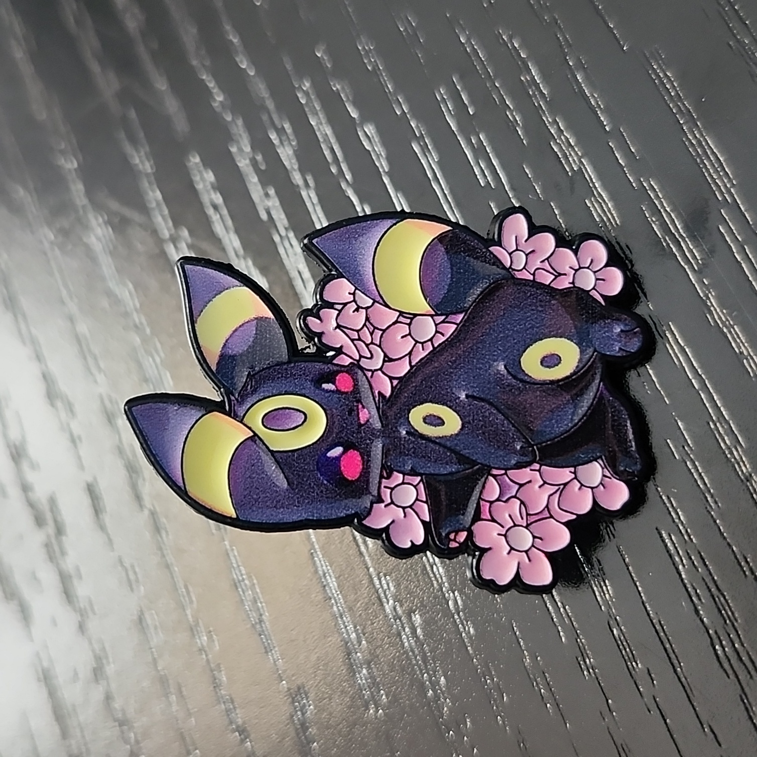 Pokemon Umbreon Inspired Enamel Pin
